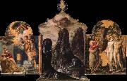 El Greco The Modena Triptych oil painting